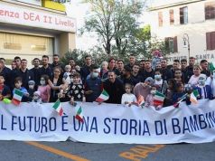 Italy football team pay special visit to Rome children's hospital