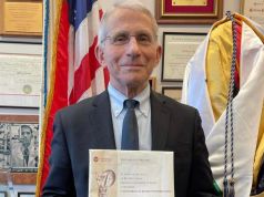 Italy's Sapienza University honours Anthony Fauci