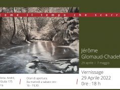 "As time flows" art exhibition by Jérôme Glomaud Chadefaux