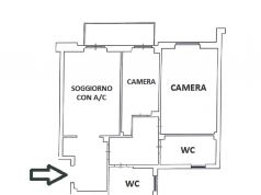 Renovated three-room apartment, sixth floor, Monteverde Vecchio, Rome