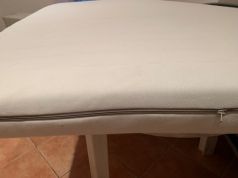 Mattress and mattress cover washable 200x140 cm