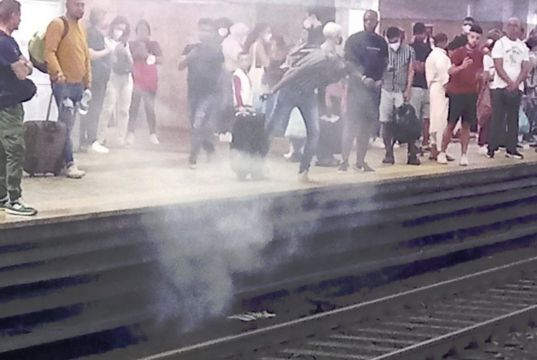 Rome evacuates Termini metro station over smoke