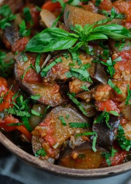 Caponata: Mediterranean medley of summer vegetables