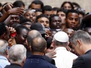 Pope Francis offers shelter to migrants