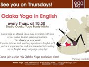 Yoga Class in English