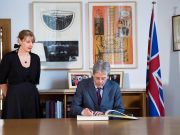British embassy book of condolence for Manchester