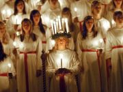 Sweden's S. Lucia choir sings in Rome