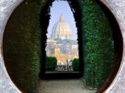 Unexpected Rome: view through Aventine keyhole