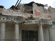 Abruzzo hit by earthquake.