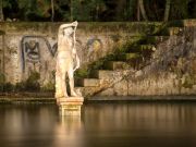 Statue of Goddess Diana appears in Rome canal