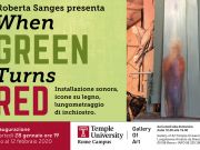 Roberta Sanges exhibition at Temple University Rome