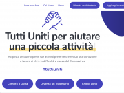TuttiUniti, supporting small businesses and people in need