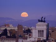 Supermoon over Rome: brightest full moon of 2020