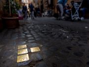 Rome remembers Holocaust victims with new bronze cobblestones