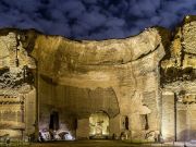 Rome's Baths of Caracalla open at night