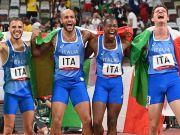 Olympics: Italy wins gold in 4x100m relay race