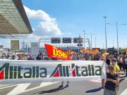 ITA: Alitalia protest blocks Rome airport motorway