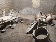 Pompeii unearths slave chamber intact