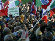 Italy Green Pass protesters attack journalist and bar staff at Rome rally