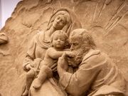 Italy’s amazing sand Nativity Scenes in Jesolo