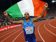 Italy's Marcell Jacobs wins gold in European 100m race