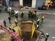 Rome bank robber rescued after being buried in tunnel