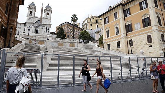 Restoration of Rome's Spanish Steps 