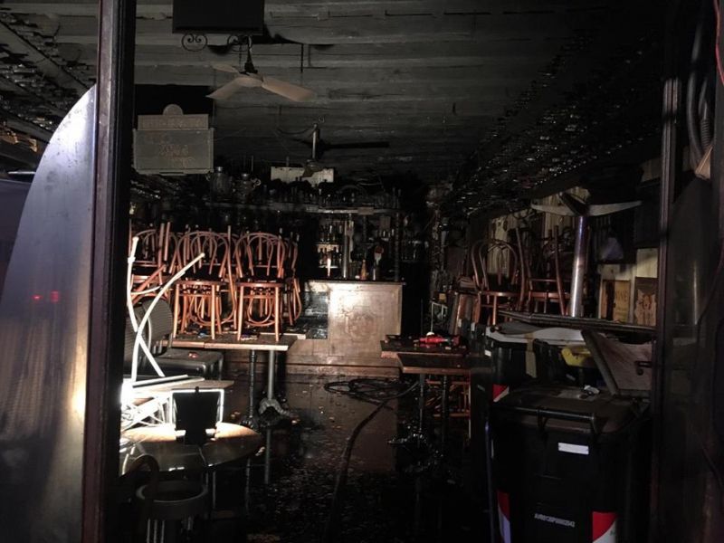 Rome Wine Bar Gutted By Fire Wanted In Rome