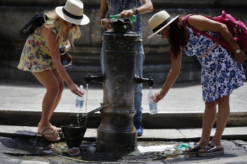 Heatwave warning in Rome Wanted in Rome