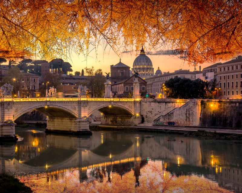October in Rome what