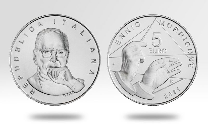 L’Italia celebra Ennio Morricone con una nuova moneta