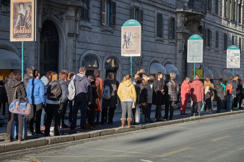 Sciopero dei trasporti pubblici in Italia in occasione del Govt Green Pass