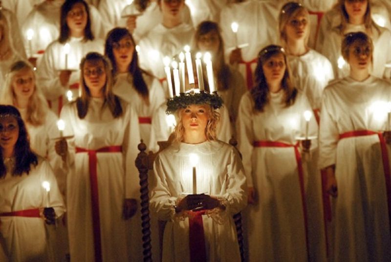 Festival of Light: Sweden&#39;s Santa Lucia comes to Italy