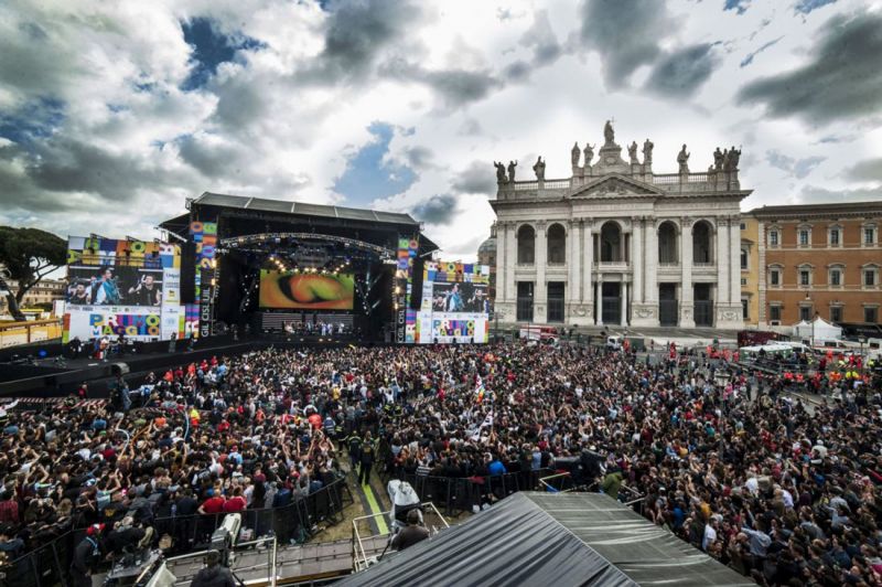 Italy's May Day concert returns to Rome piazza after two years