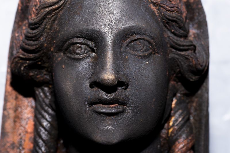 Exhibición de bronce de Italia San Cassiano en Roma