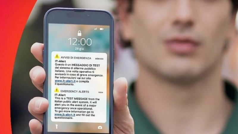 Italy to test new public alert system in Lazio on 3 Dec