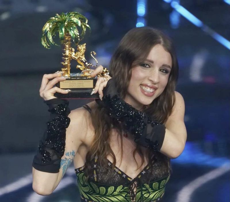 Angelina Mango wins Italy’s Sanremo Song Contest