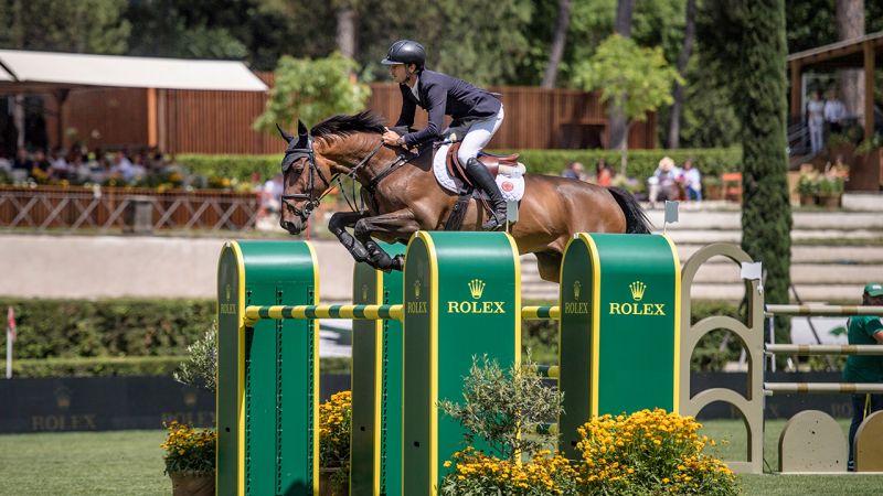 Rome’s Villa Borghese hosts Piazza di Siena horse show