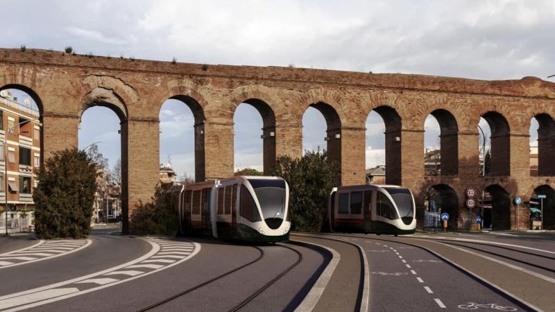 Rome begins construction on new tram line