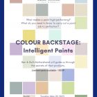 Colour Backstage: Intelligent Paints