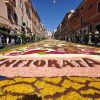 Infiorata flower festival in Genzano near Rome