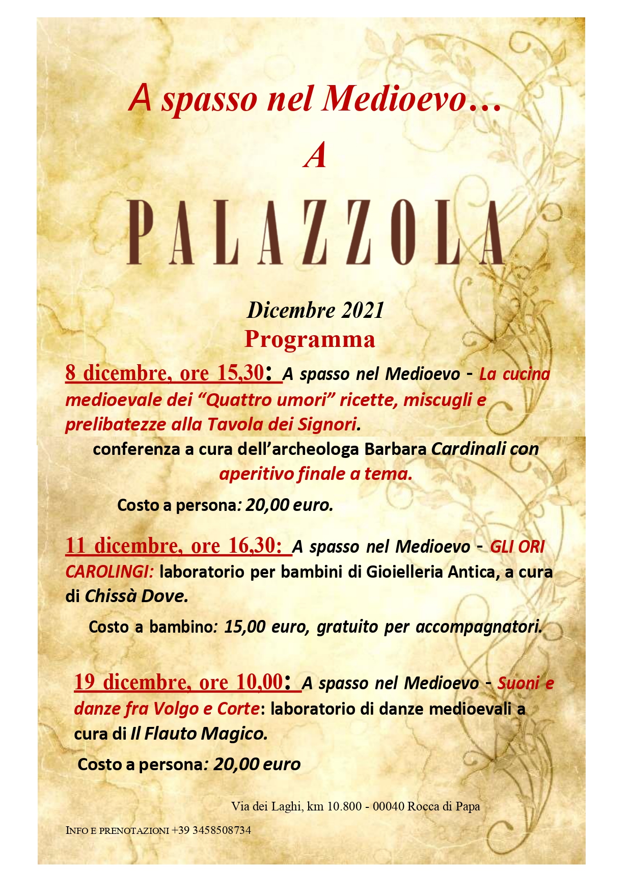 Palazzola events